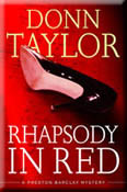 book cover: rhapsody in red